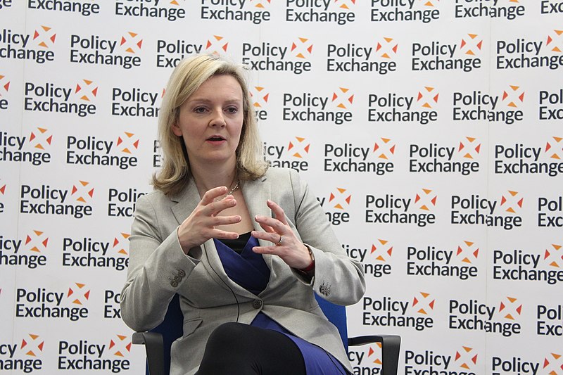 Liz Truss, ministra de Igualdad del Reino Unido.