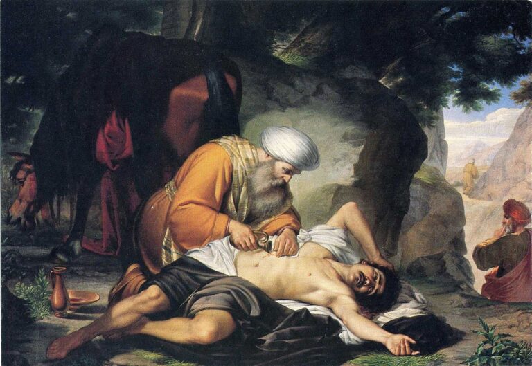 Giacomo Conti (1813-1888), “La parábola del buen samaritano”