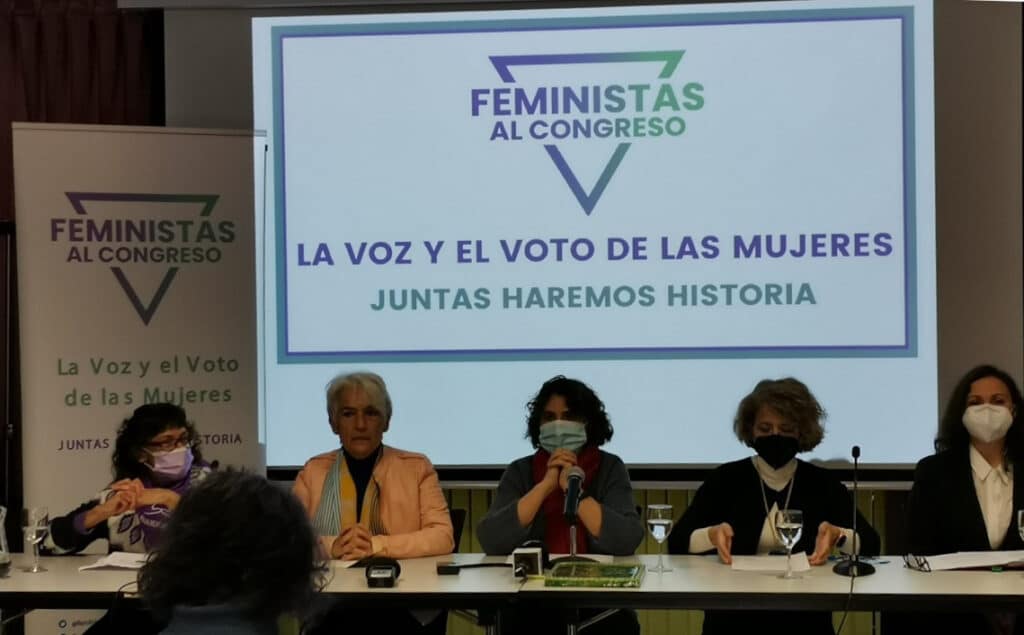 Feministas al Congreso