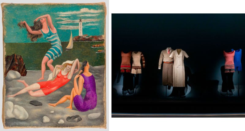 Picasso, Las bañistas / Chanel, vestuario deportivo