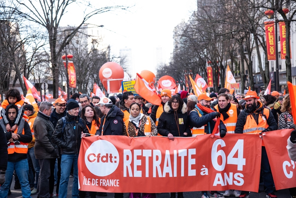 Crisis de Francia - reforma de las pensiones