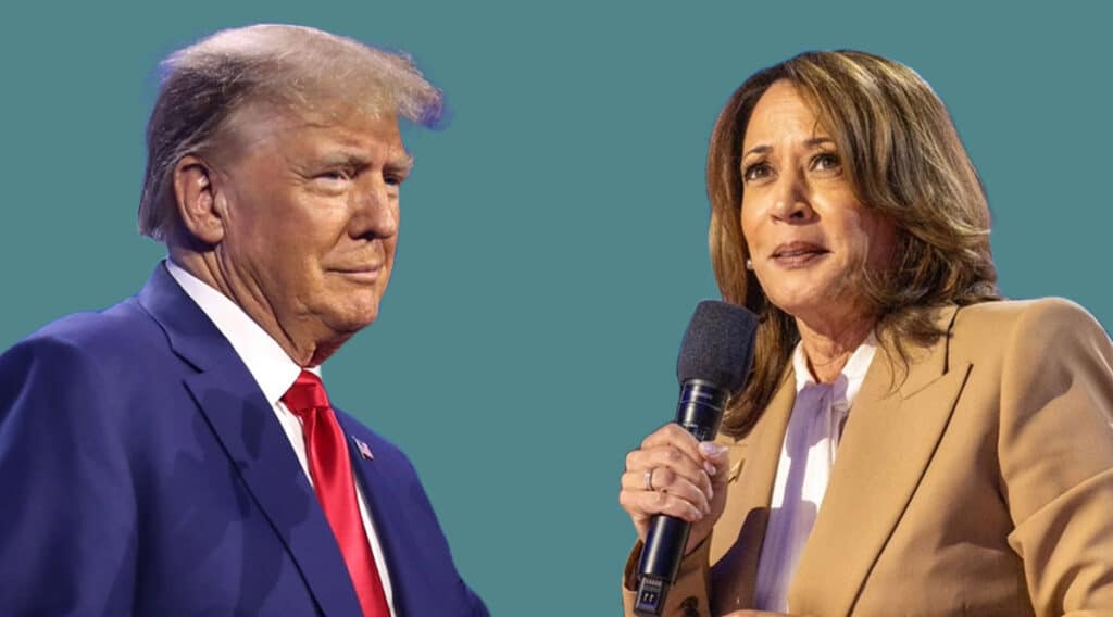 Donald Trump, Kamala Harris
