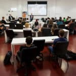 Comienzo de curso en la Facultad de Ingeniería de la Universidad de Deusto, privada, en San Sebastián (CC Pablo Gómez/Universidad de Deusto)
