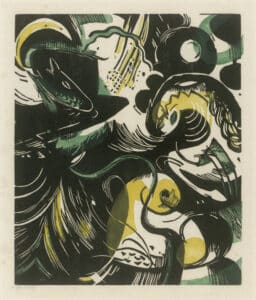 Franz Marc, “Schoepfungsgeschichte II”