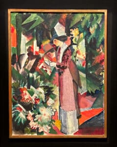 August Macke, “Spaziergang in Blumen”