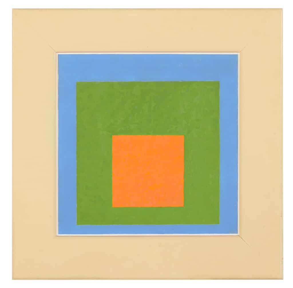 Josef Albers, “Homage to The Square: Intrepid” [Homenaje al cuadrado: Intrépido], 1950.