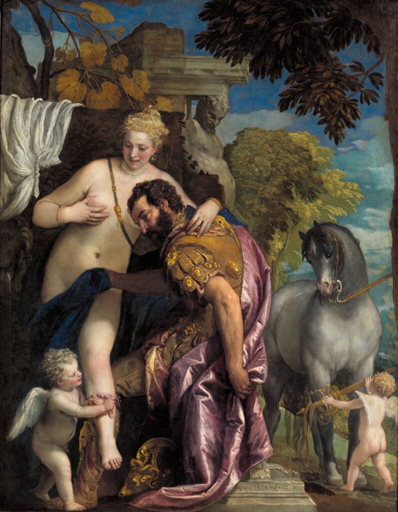 Paolo Veronese, “Marte y Venus unidos por el amor”