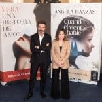 Juan del Val,  ganador del Premio Planeta 2025, y Ángela Banzas, finalista, en la presentación de sus novelas, el pasado 4 de noviembre (foto: Diego Radamés / Europa Press)