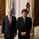 El presidente argentino, Javier Milei (derecha) recibe a José Antonio Kast, presidente electo de Chile, el pasado 16 de diciembre en la Casa Rosada (Buenos Aires) (foto: Presidencia de Argentina)