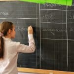 Una alumna en una escuela de Milán (MikeDotta/Shutterstock)