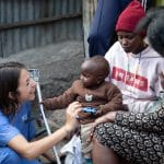 Atención pediátrica en Nairobi, Kenia (imagen cedida por la Fundación Pablo Horstmann)