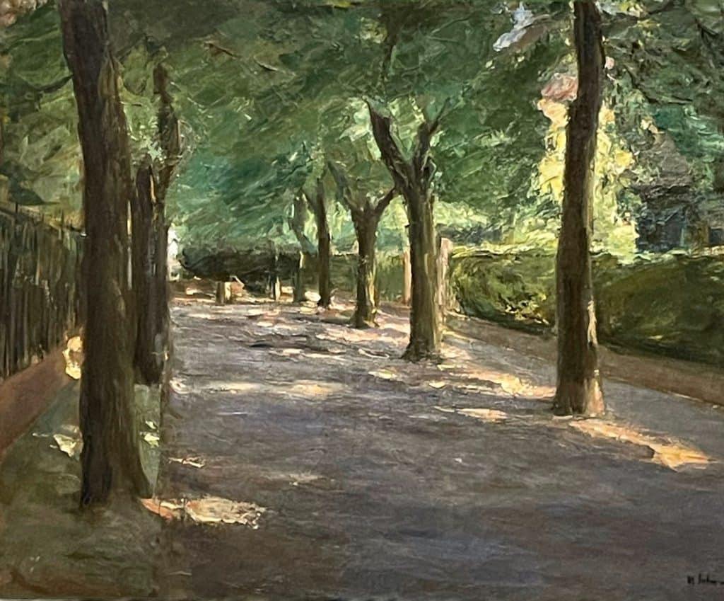 Max Liebermann, “La Colomierstrasse en Wannsee”