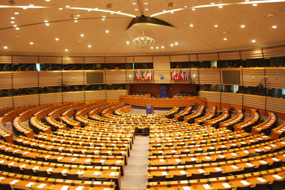 El Parlamento Europeo en Bruselas