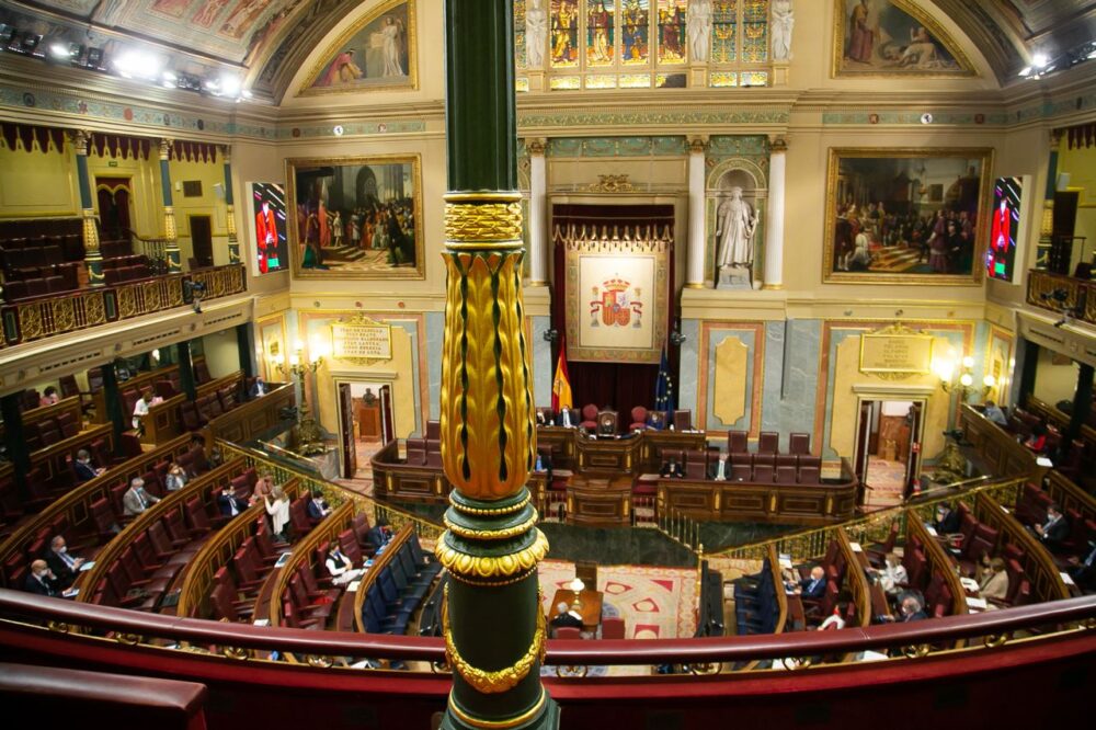 La sesión del Congreso en que se aprobó la LOMLOE (Foto Congreso de los Diputados)